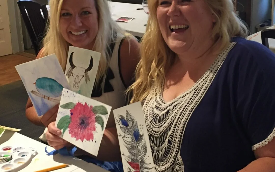 If it’s Tuesday it must be art class day!
