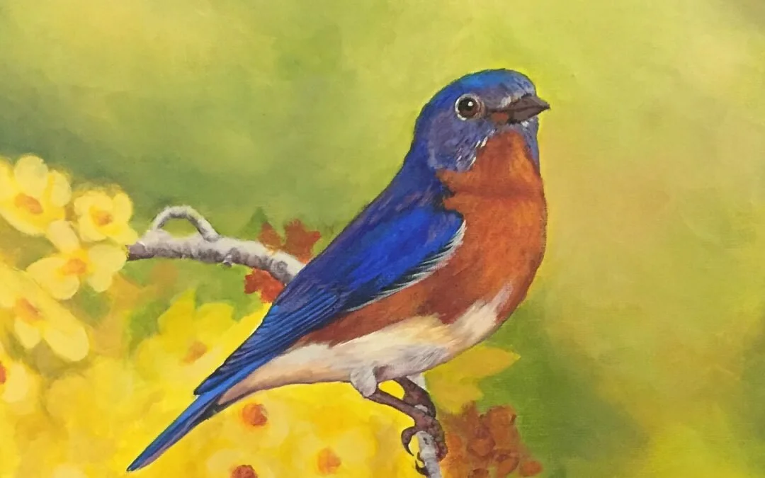 Paint a bluebird!
